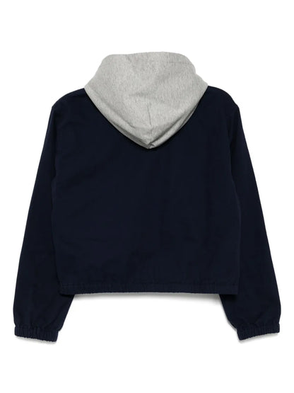 Layered Hooded Jacket