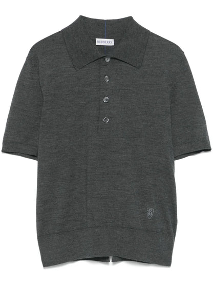 Wool Polo Top