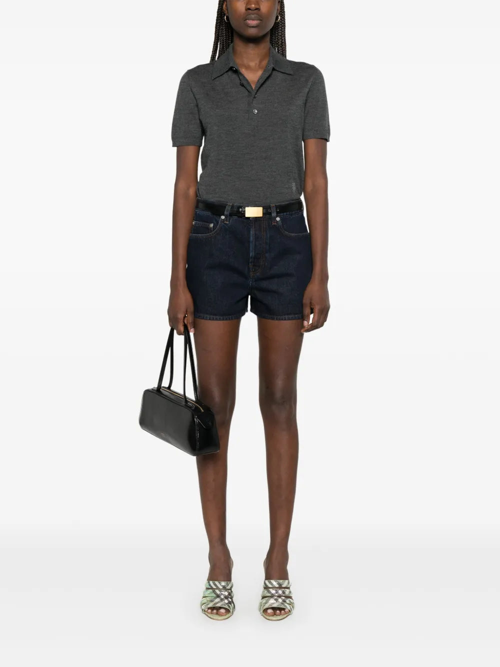 Wool Polo Top