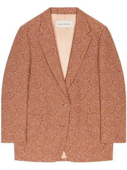 Oversized Jacquard Blazer