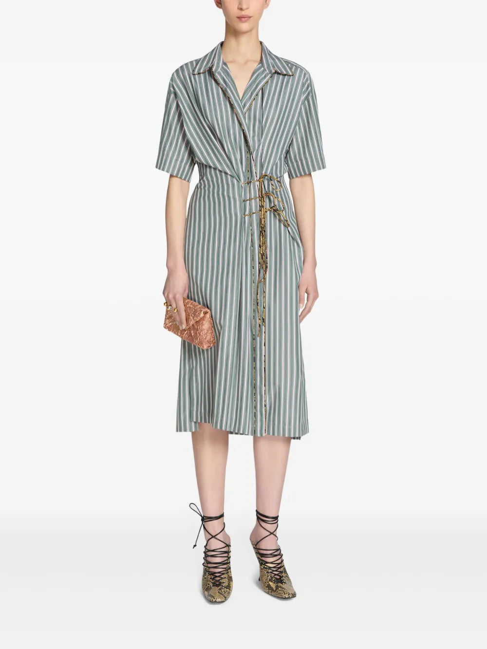 Striped Cotton Dress