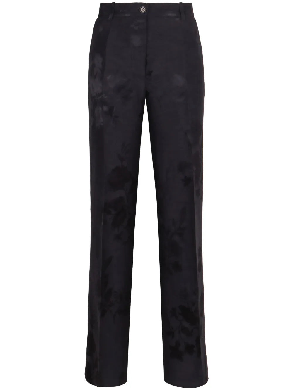 Floral-Print Trousers