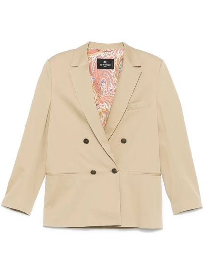 Notched-Lapels Blazer