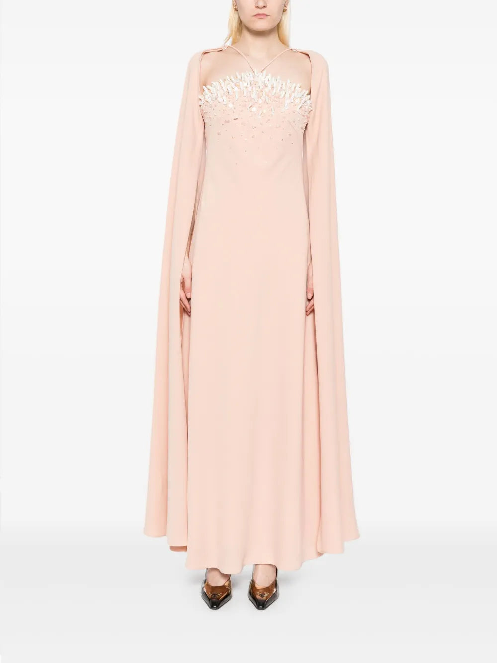 Embroidered Maxi Dress