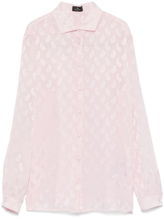 Paisley-Jacquard Shirt