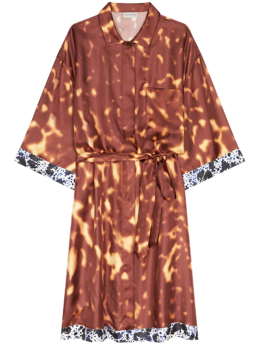 Silk Shirt Dress