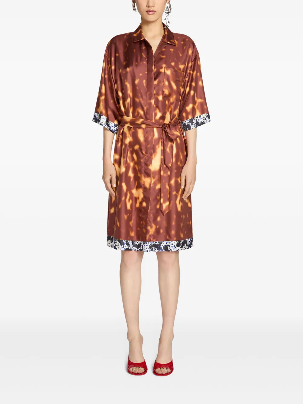 Silk Shirt Dress