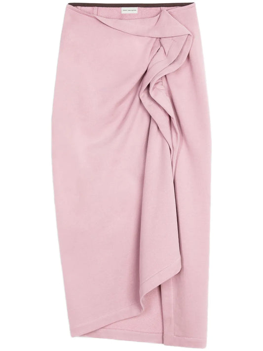 Ruffled Midi Skirt