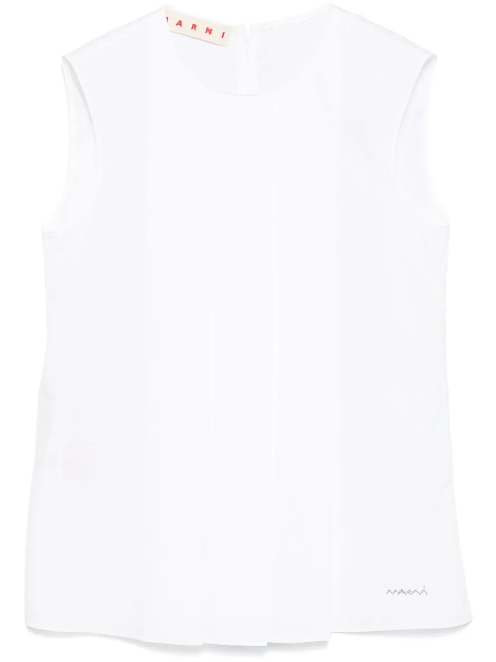 Pleat-Detail Blouse