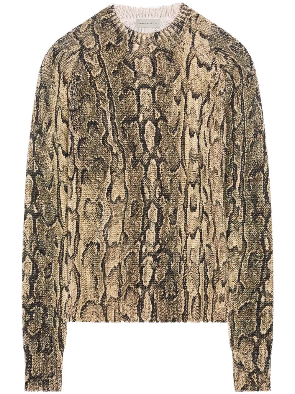 Snakes-Print Jumper