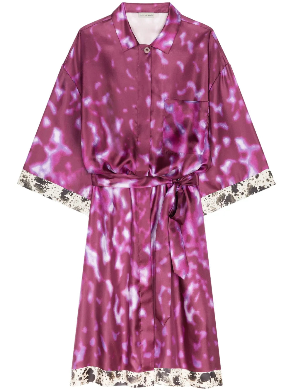 Silk Shirt Dress