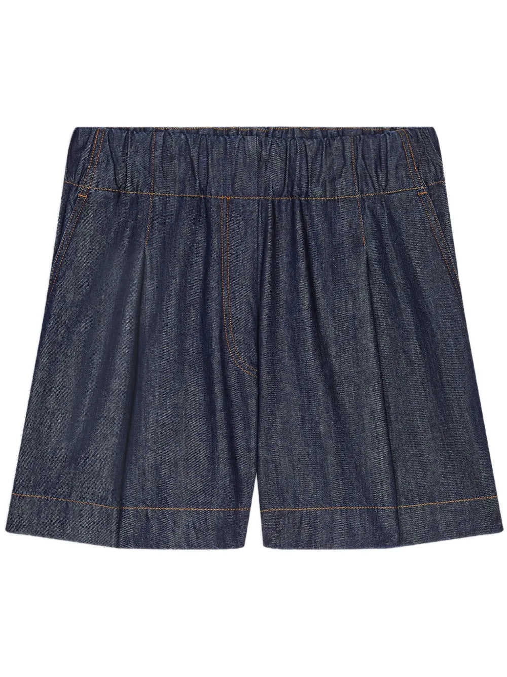 Wide Denim Shorts