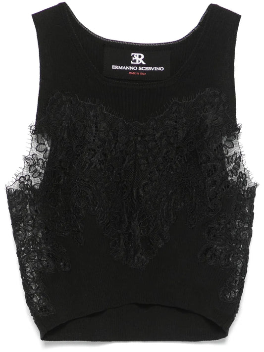 Lace-Detail Top