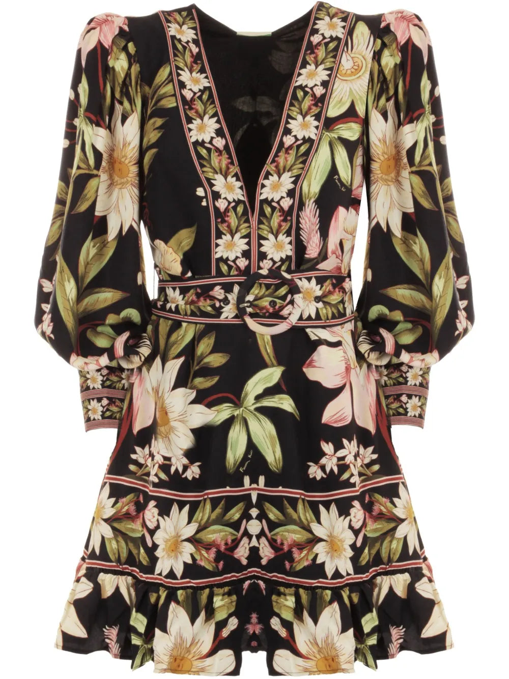 Floral-Print Mini Dress