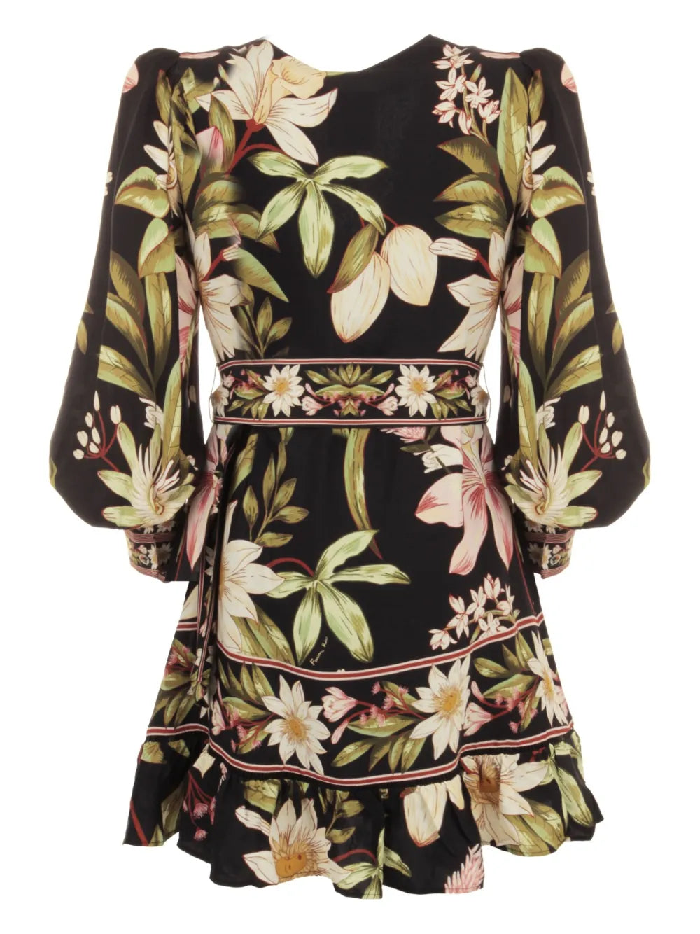 Floral-Print Mini Dress