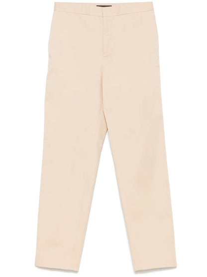 Gabardine-Weave Trousers