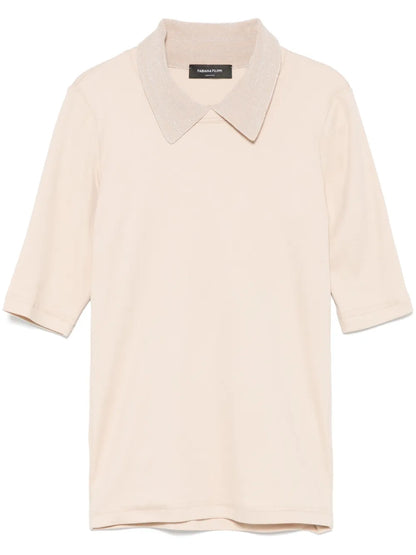 Ribbed Polo Top