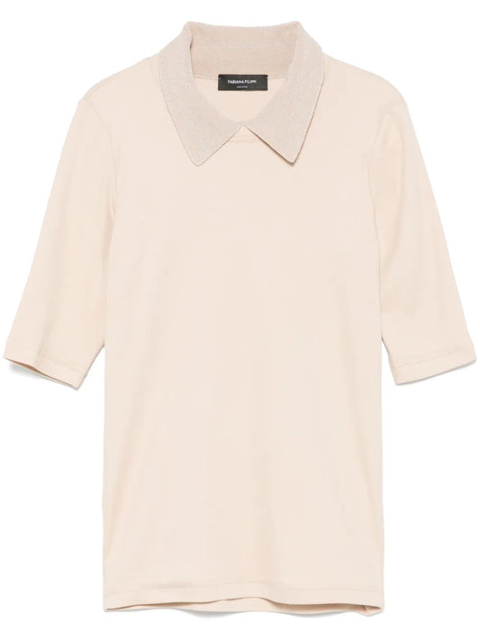 Ribbed Polo Top