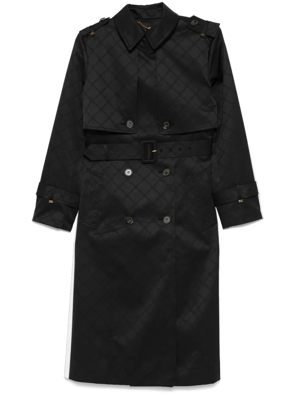 Jacquard Trench Coat