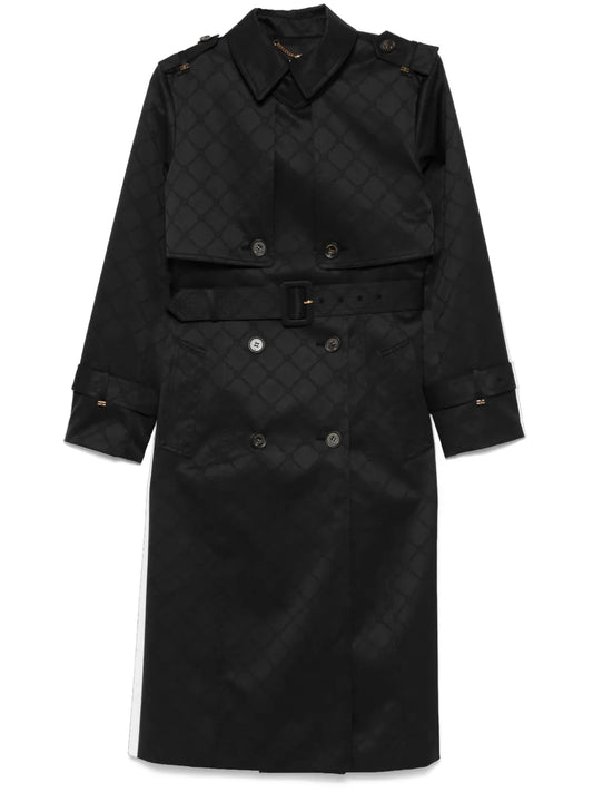 Jacquard Trench Coat