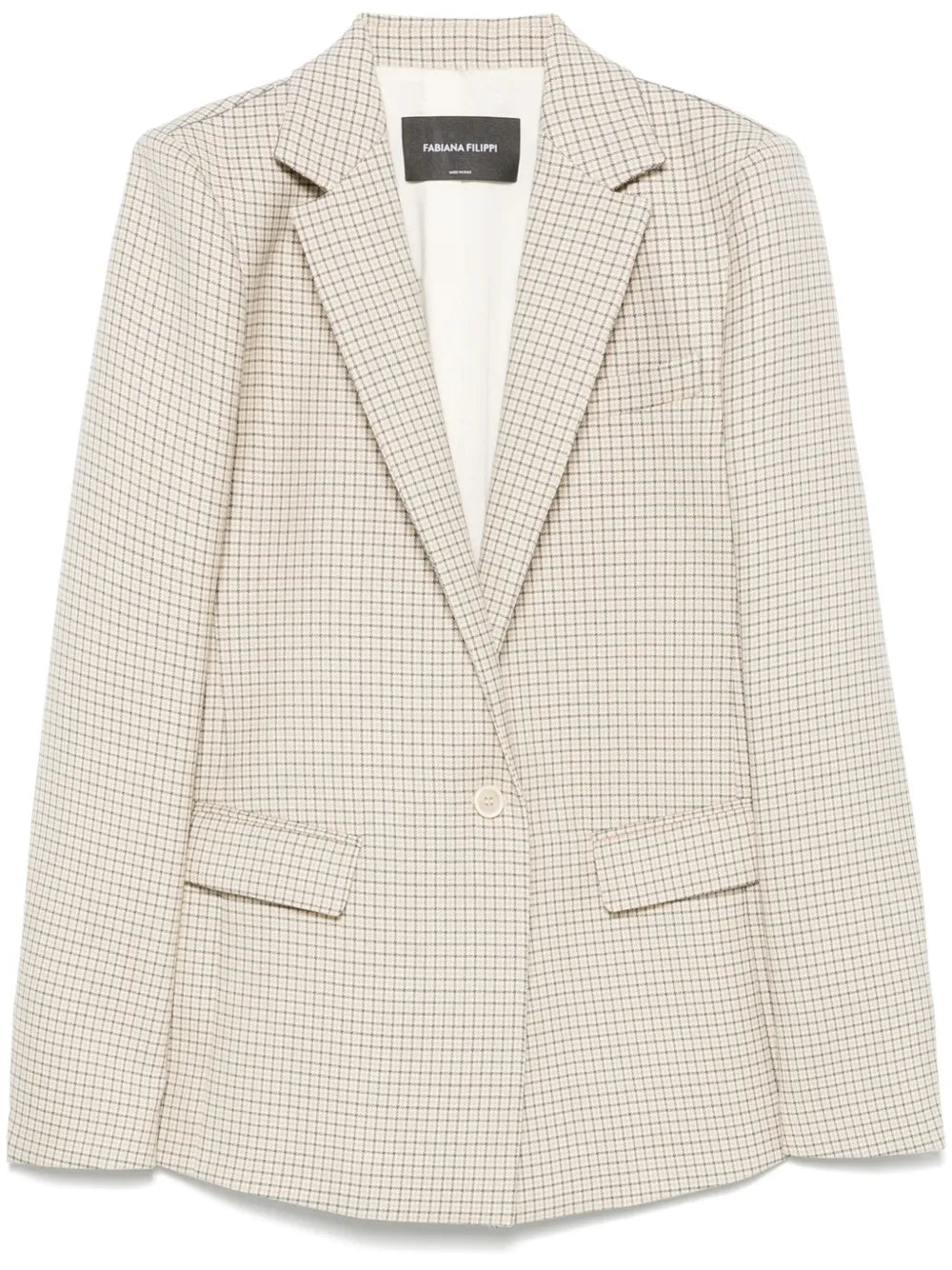 Checked Blazer