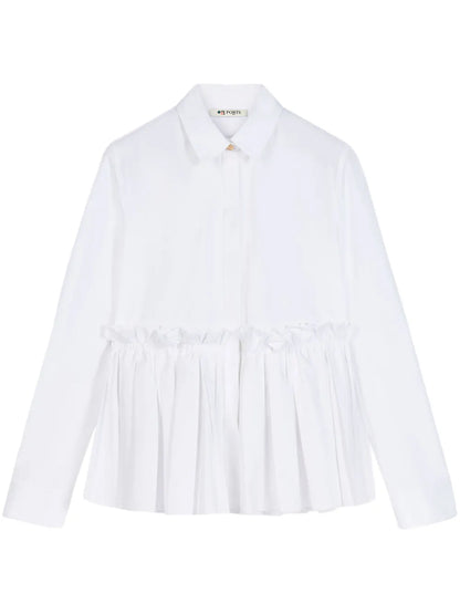 Pleat-Detailing Shirt