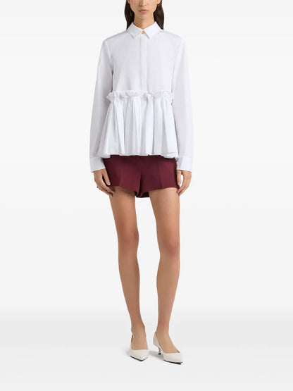 Pleat-Detailing Shirt