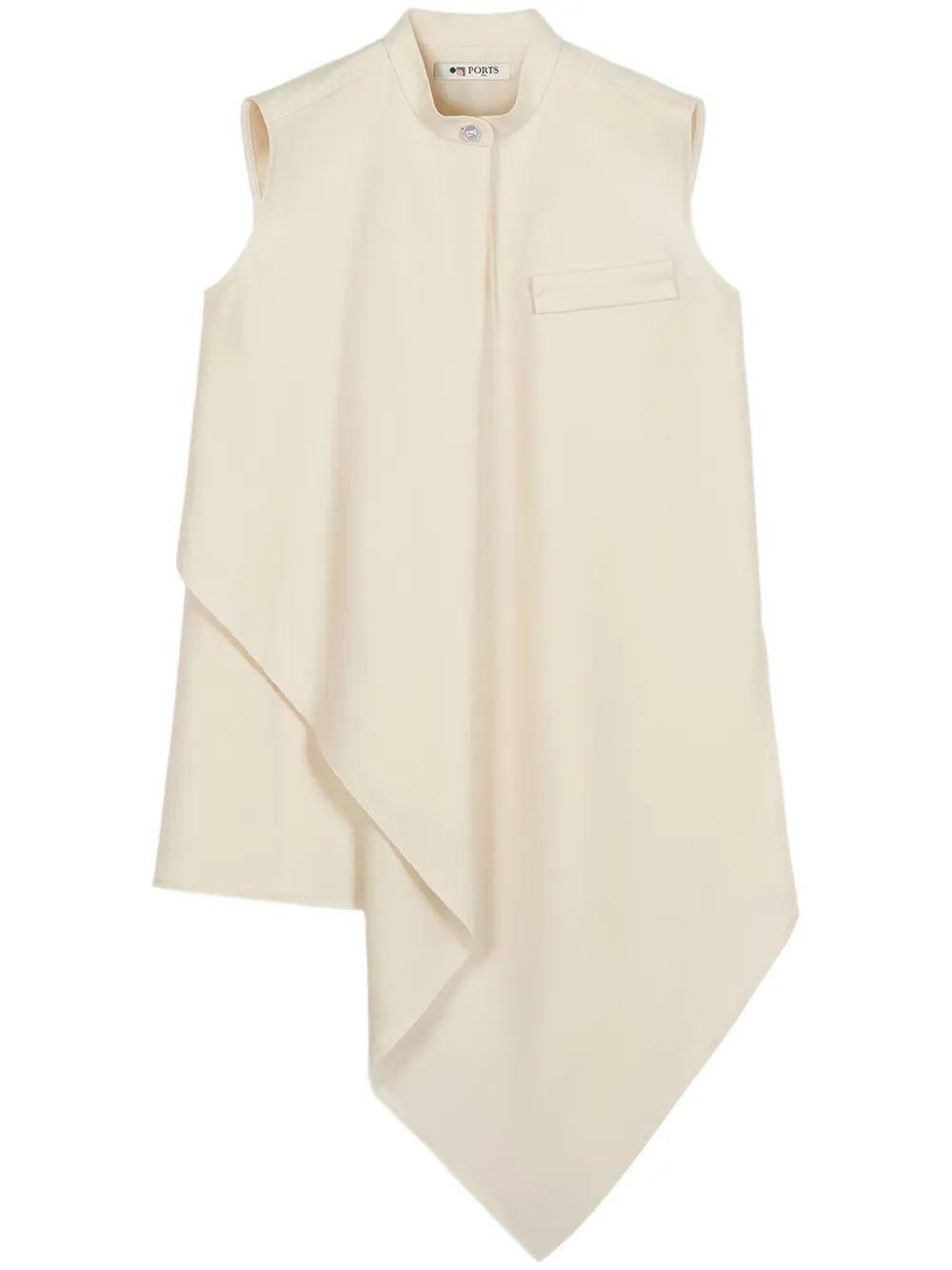 Ruffle-Detailing Top