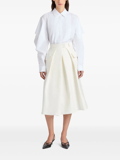 Ruffle-Detailing Shirt