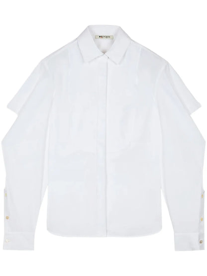 Ruffle-Detailing Shirt