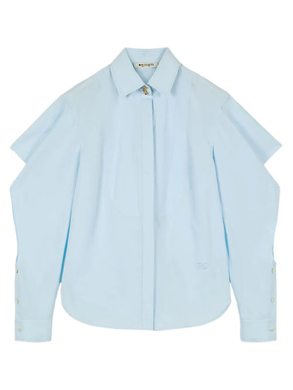 Balloon-Sleeved Shirt