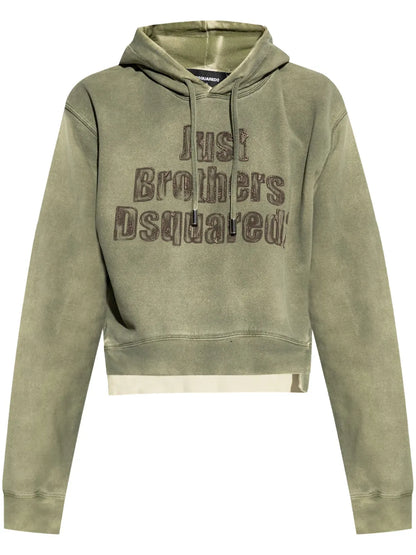 Logo-Embroidered Hoodie