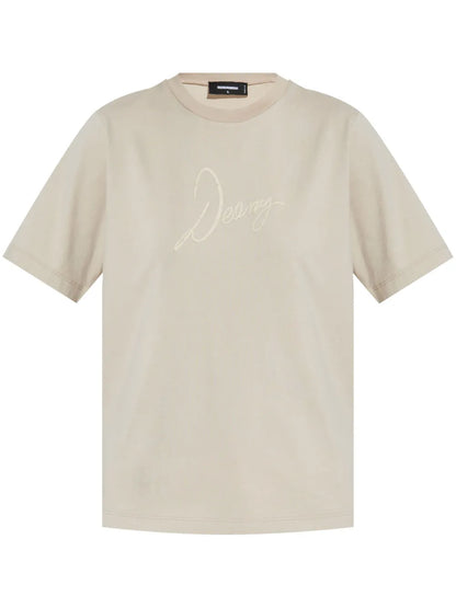 Text-Print T-Shirt