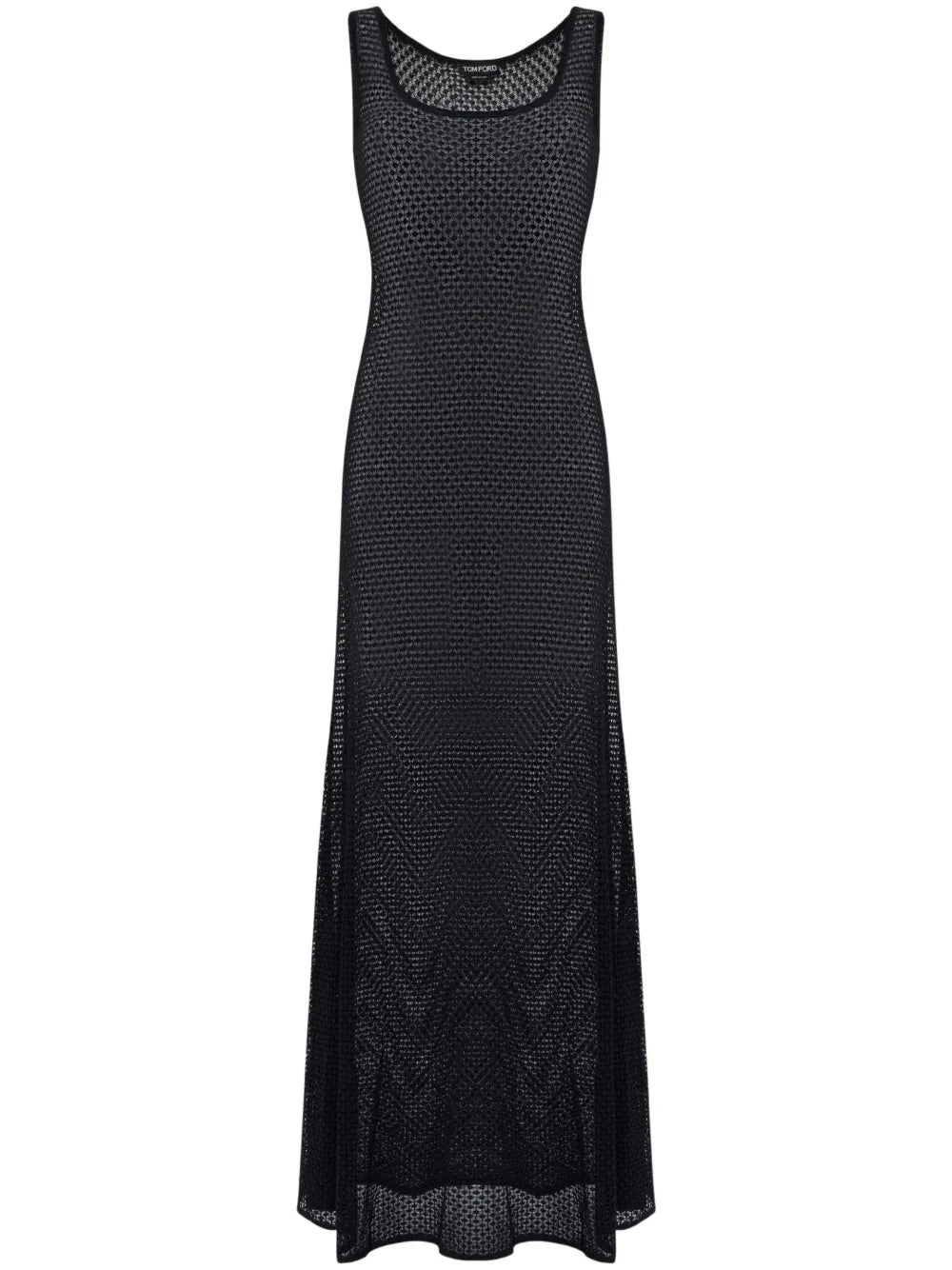Sleeveless Scoop-Neck Maxi Dress