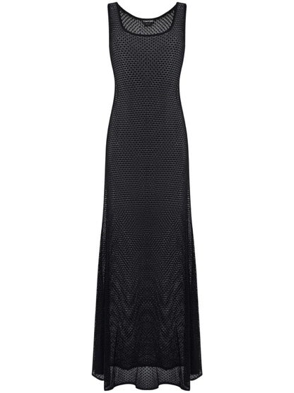 Sleeveless Scoop-Neck Maxi Dress