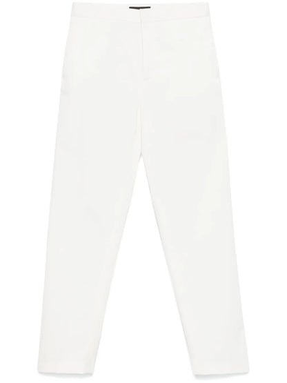 Gabardine-Weave Trousers