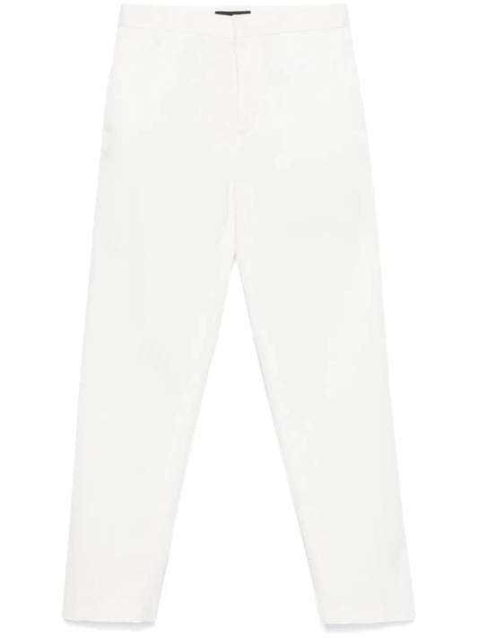 Gabardine-Weave Trousers