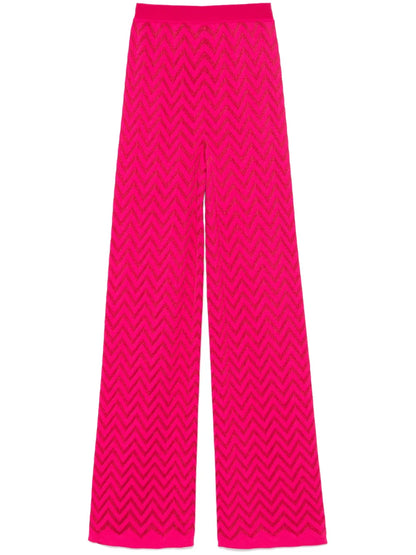 Zigzag-Pattern Trousers