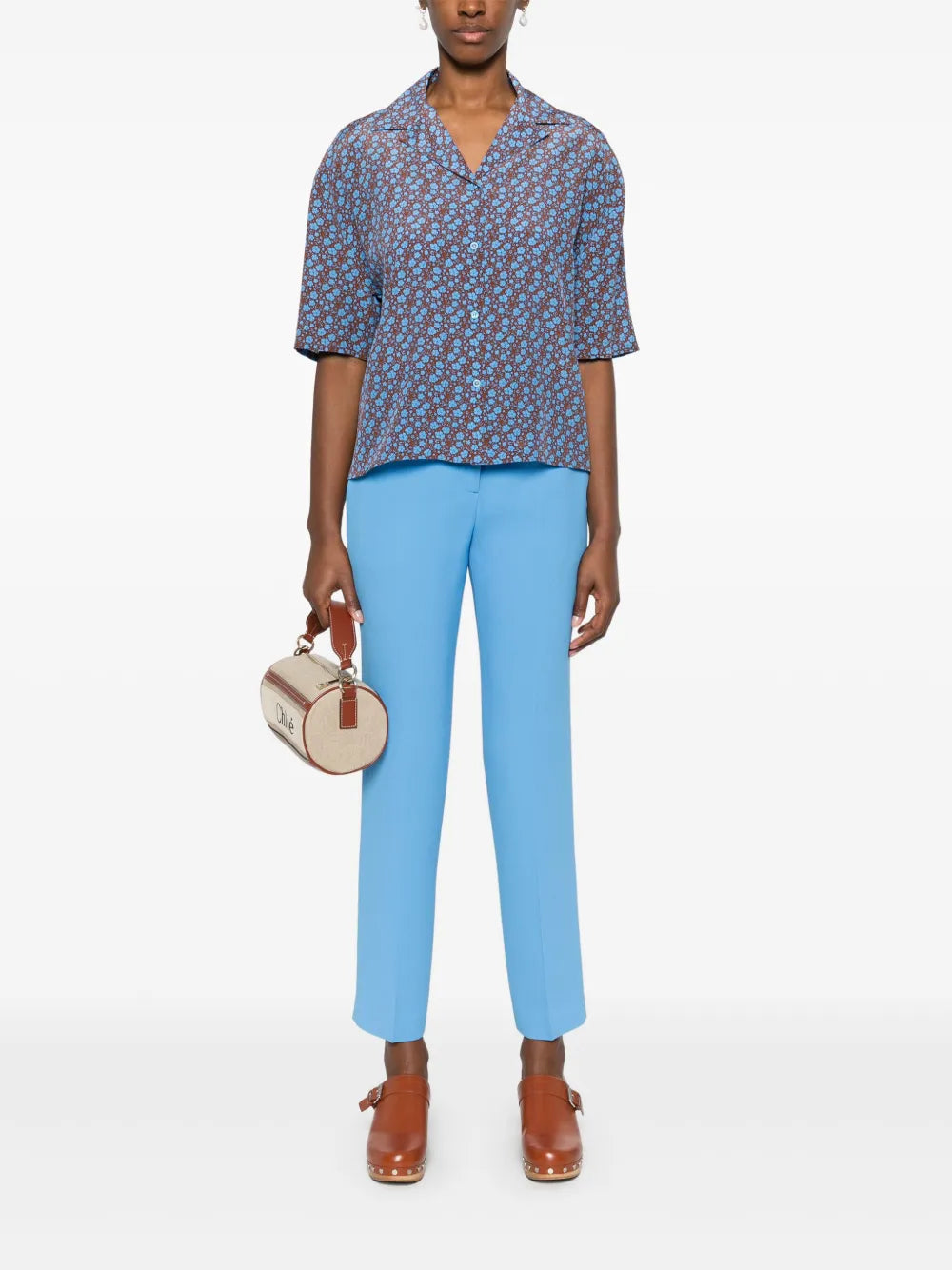 Floral-Print Shirt