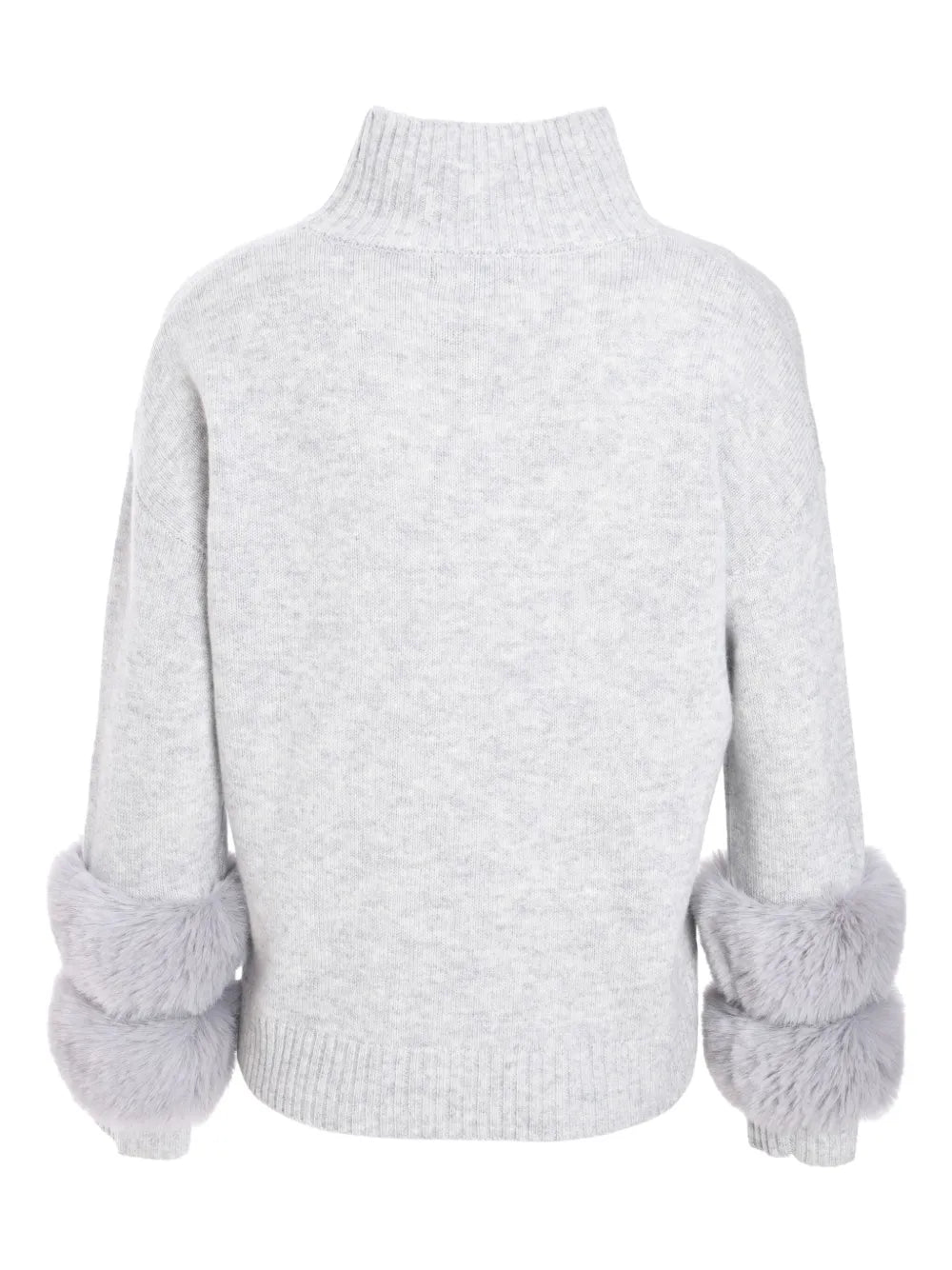 Faux Fur-Cuffs Sweater