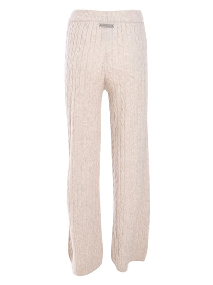 Cable-Knit Trousers