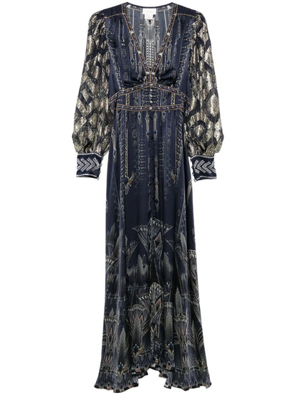 The Egypt Effect-Print Maxi Dress