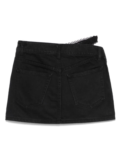Dip Side Mini Skirt