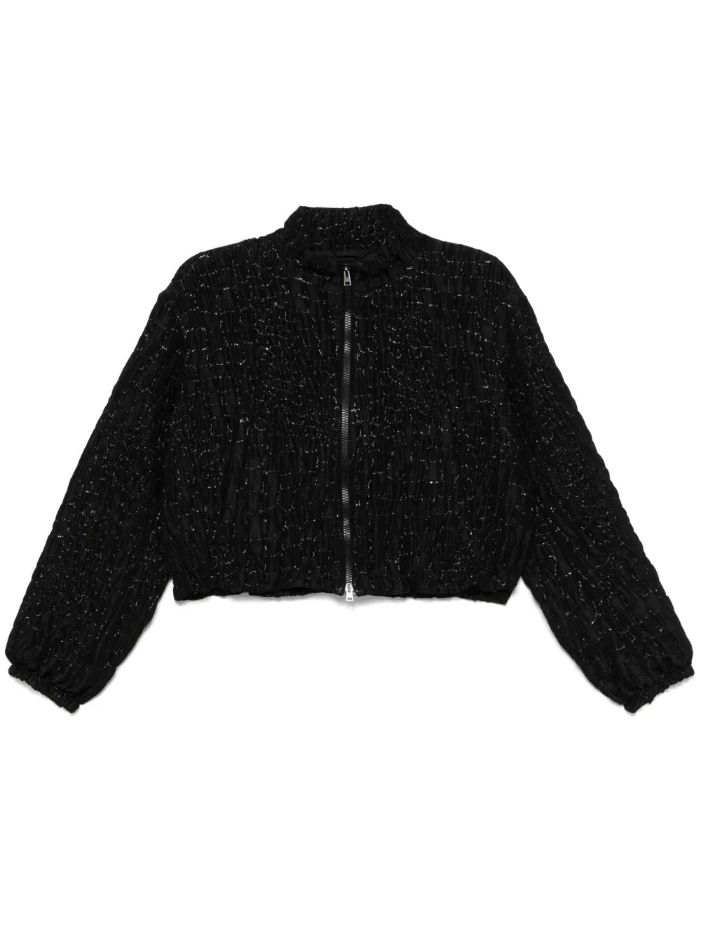 Textured Bomber Jacket