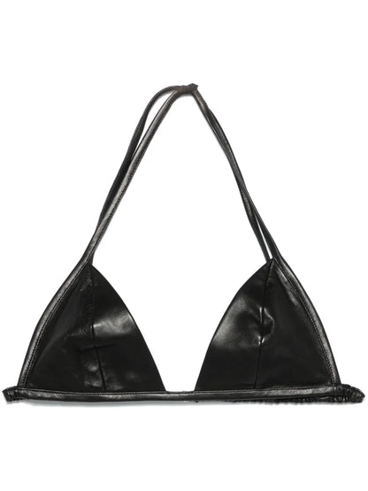 Leather Crop Top