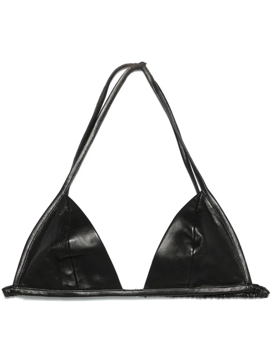 Leather Crop Top