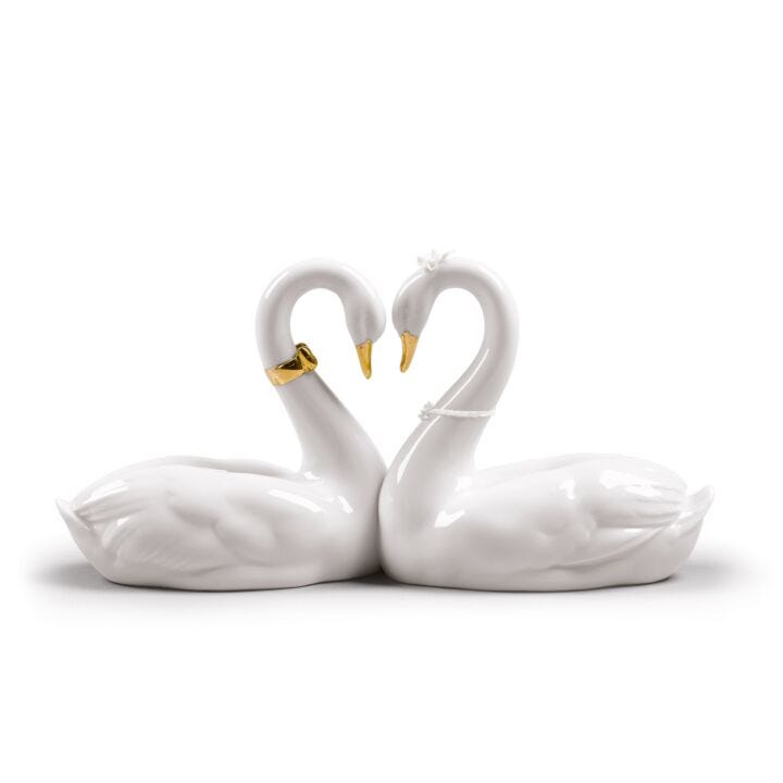 Endless Love Swans Figurine