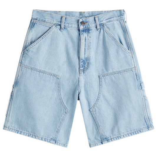 Denim Double Knee Shorts