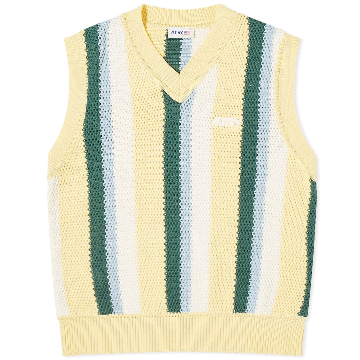 Multi Stripe Knit Vest