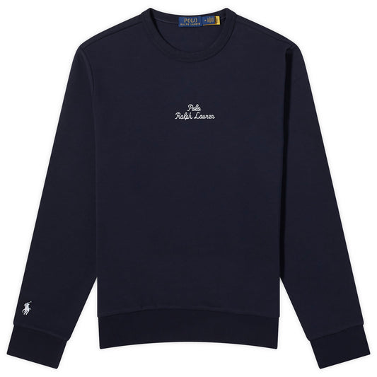 Chain Stitch Logo Crew Sweatshirt